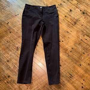 Chico’s So Slimming brown 0.5/6 tapered leg normcore pants